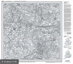 Aldershot & Guildford (1810) Old Edition Folded Sheet Map