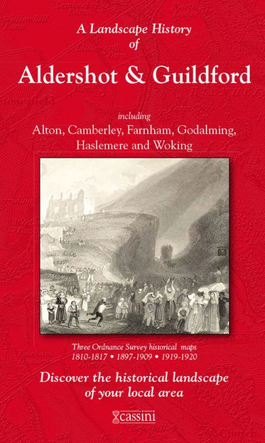 Aldershot & Guildford (1810) 3-Map Boxed Sets Folded Sheet Map