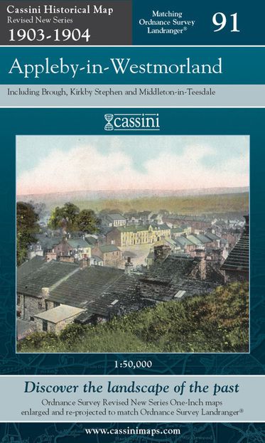 Appleby-in-Westmorland (1903) Revised New Colour Edition Folded Sheet Map