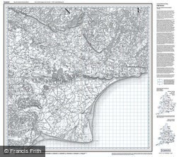 Ashford & Romney Marsh (1813) Old Edition Folded Sheet Map