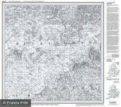 Aylesbury & Leighton Buzzard (1822) Old Edition Folded Sheet Map