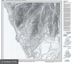 Barrow-in-Furness & South Lakeland (1852) Old Edition Folded Sheet Map