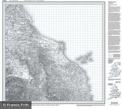 Berwick-upon-Tweed (1865) Old Edition Folded Sheet Map
