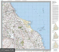 Berwick-upon-Tweed (1926) Popular Edition Folded Sheet Map