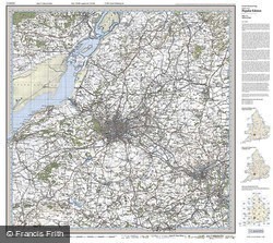Bristol & Bath (1919) Popular Edition Folded Sheet Map