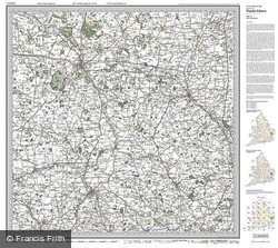 Bury St Edmunds (1920) Popular Edition Folded Sheet Map