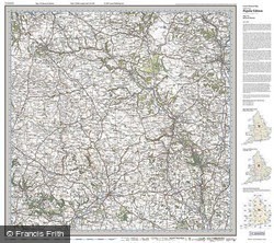 Buxton & Matlock (1921) Popular Edition Folded Sheet Map