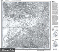 Carlisle & Solway Firth (1866) Old Edition Folded Sheet Map