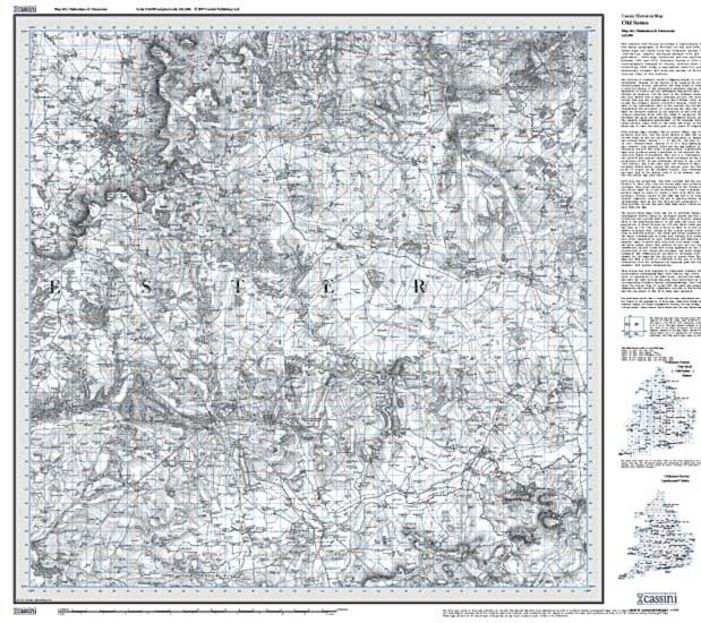 Cheltenham & Cirencester (1828) Old Series Sheet Map