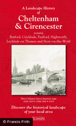 Cheltenham & Cirencester (1828) 3-Map Boxed Sets Folded Sheet Map