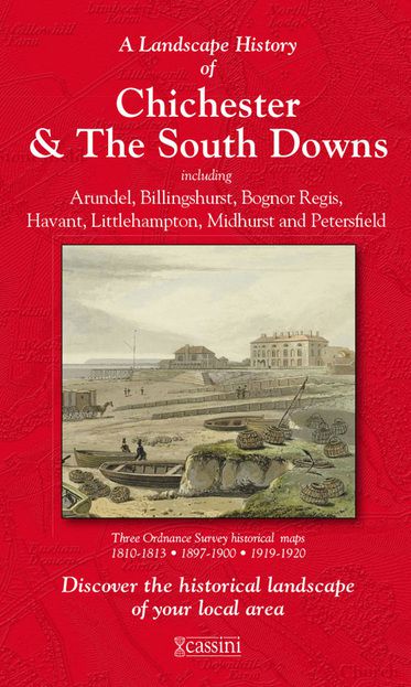 Chichester & The South Downs (1810) 3-Map Boxed Sets Folded Sheet Map