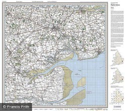Colchester (1921) Popular Edition Folded Sheet Map
