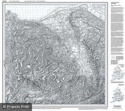 Denbigh & Colwyn Bay (1838) Old Edition Folded Sheet Map