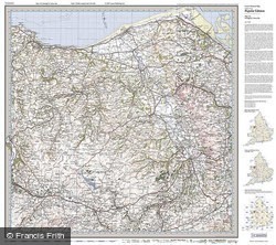 Denbigh & Colwyn Bay (1921) Popular Edition Folded Sheet Map