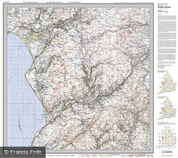 Dolgellau & Porthmadog (1921) Popular Edition Folded Sheet Map