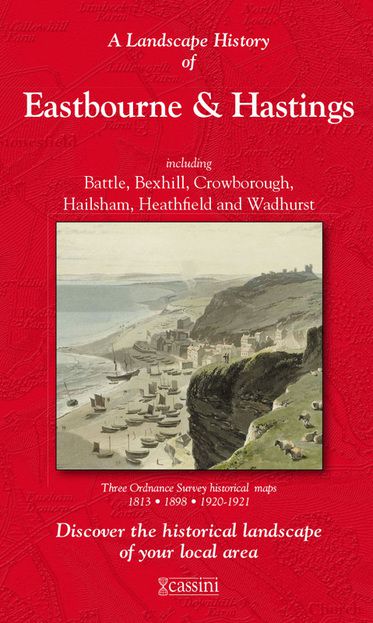 Eastbourne & Hastings (1813) 3-Map Boxed Sets Folded Sheet Map