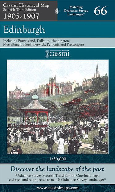 Edinburgh 1905-1907 (1905) Scottish Folded Sheet Map