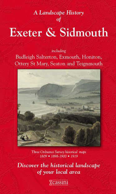 Exeter & Sidmouth (1809) 3-Map Boxed Sets Folded Sheet Map