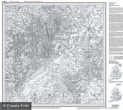 Gloucester & Forest of Dean (1828) Old Edition Folded Sheet Map