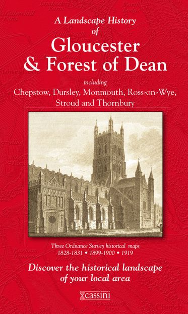 Gloucester & Forest of Dean (1828) 3-Map Boxed Sets Folded Sheet Map
