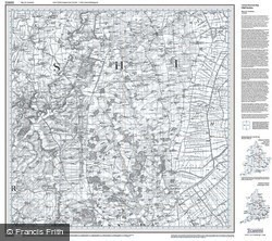 Grantham (1824) Old Edition Folded Sheet Map