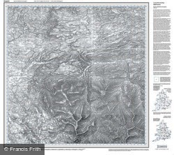 Haltwhistle & Brampton (1866) Old Edition Folded Sheet Map