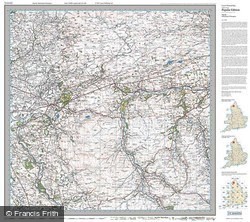 Haltwhistle & Brampton (1925) Popular Edition Folded Sheet Map