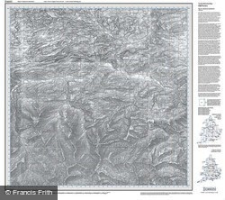 Hexham & Haltwhistle (1863) Old Edition Folded Sheet Map