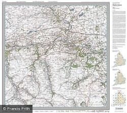 Hexham & Haltwhistle (1925) Popular Edition Folded Sheet Map