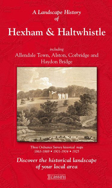 Hexham & Haltwhistle (1863) 3-Map Boxed Sets Folded Sheet Map