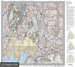 Kendal & Morecambe (1924) Popular Edition Folded Sheet Map