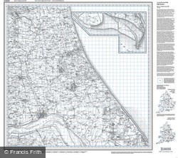 Kingston upon Hull (1824) Old Edition Folded Sheet Map