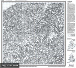 Lampeter & Llandovery (1831) Old Edition Folded Sheet Map