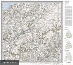 Lampeter & Llandovery (1923) Popular Edition Folded Sheet Map