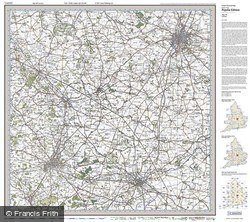 Leicester (1920) Popular Edition Folded Sheet Map