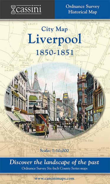 Liverpool 1850-1851 (1850) City Folded Sheet Map