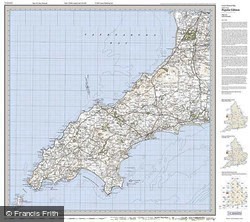 Lleyn Peninsula (1922) Popular Edition Folded Sheet Map