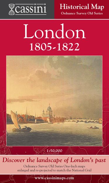 London 1805-1822 (1805) London Folded Sheet Map
