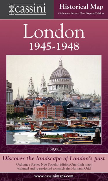 London 1946-1948 (1946) London Folded Sheet Map