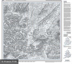 Ludlow & Church Stretton (1832) Old Edition Folded Sheet Map