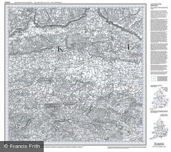 Maidstone & Royal Tunbridge Wells (1813) Old Edition Folded Sheet Map