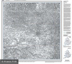 Manchester (1842) Old Edition Folded Sheet Map