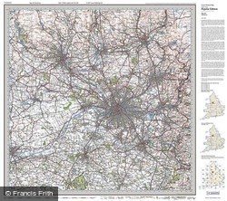 Manchester (1923) Popular Edition Folded Sheet Map