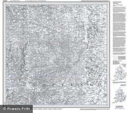 Mansfield & Worksop (1824) Old Edition Folded Sheet Map