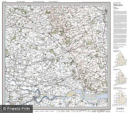 Market Weighton (1924) Popular Edition Folded Sheet Map