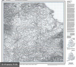 Middlesbrough (1860) Old Edition Folded Sheet Map