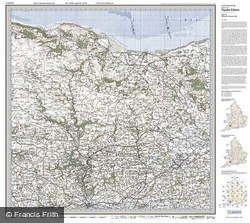 Minehead & Brendon Hills (1919) Popular Edition Folded Sheet Map