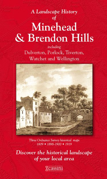 Minehead & Brendon Hills (1809) 3-Map Boxed Sets Folded Sheet Map