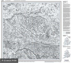 Newbury & Wantage (1817) Old Edition Folded Sheet Map