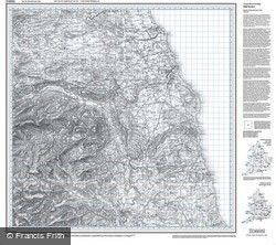 Newcastle upon Tyne (1862) Old Edition Folded Sheet Map